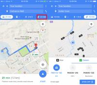 Hvordan bestille en Uber i Google Maps