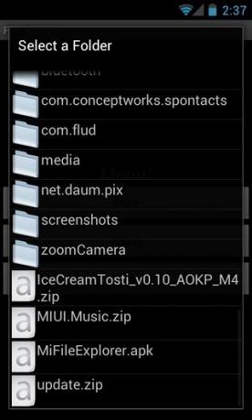 Složka dávkových souborů-Renamer-Android-Select-Folder