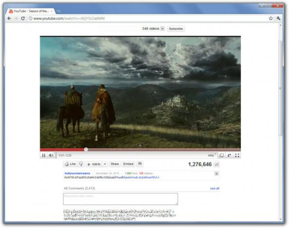 YouTube - Prikolica HD za sezonu vještica - Google Chrome