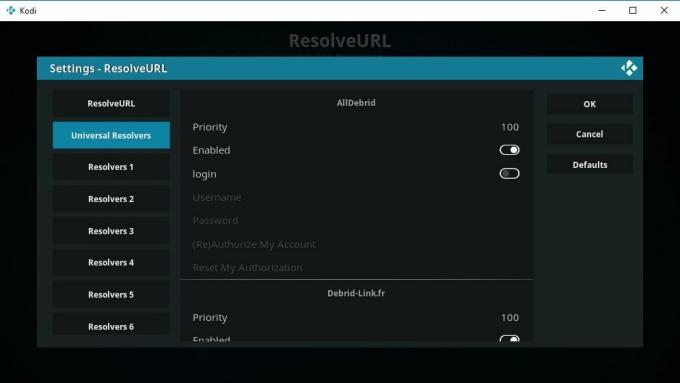 ResolveURL for Kodi 5 - Real Real Debrid setup