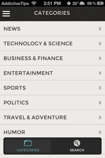 Fireplug iOS kategorije
