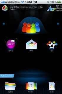 Smart Office 2 iOS Inicio