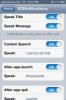 VSNotifications Berbicara Pemberitahuan Spanduk iPhone Dengan Teks Pesan