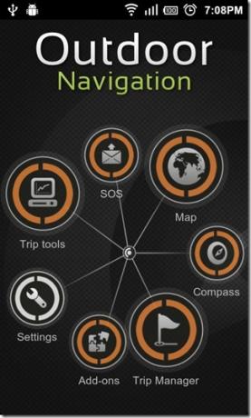Outdoor-navigointi-for Android