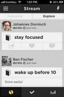 IOS के लिए मेंटर नई गतिविधियों को लेने में आपकी मदद करने के लिए सामाजिक दबाव का उपयोग करता है