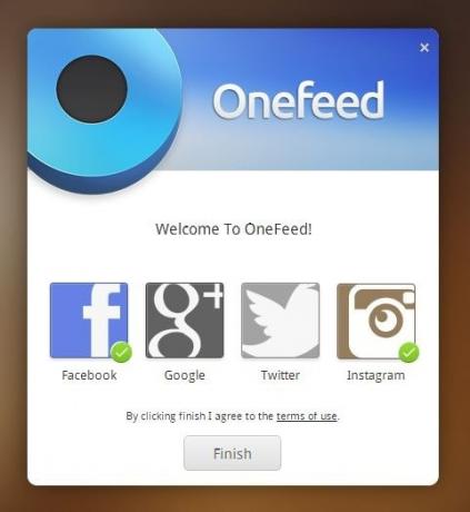 إنهاء OneFeed