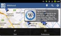 Wikihood pro Android: Procházení obsahu Wikipedie podle umístění