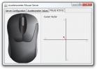 Accelerometer Mouse: Styr pc musemarkør via Android bevægelsessensor
