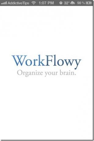 „WorkFlowy iOS“