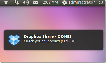 Partage Dropbox