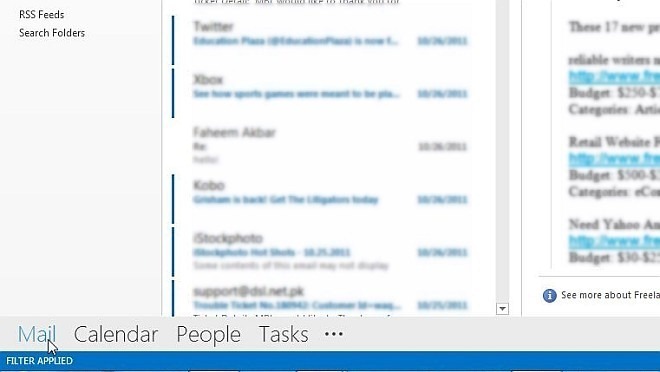 Outlook 2013_navigeerimise juhtelemendid