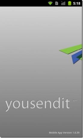 YouSendIt-Android-Всплеск