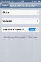 Αποκτήστε συγκεκριμένη εφαρμογή True Multitasking στο iOS 6 με το Background Manager