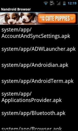 Nandroid-Bacnkup-Android-Съдържание