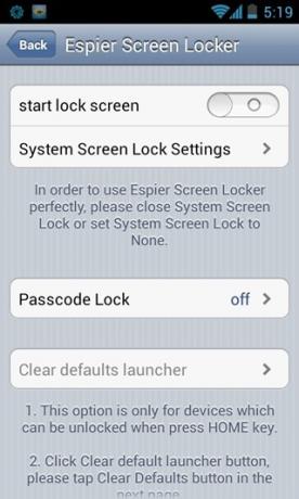 Espier Screen Locker Beta 05
