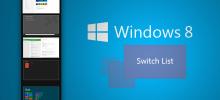 تساعد قائمة تبديل Windows 8 في التنقل بين التطبيقات قيد التشغيل