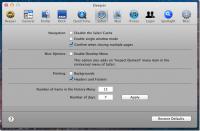 Globlje ponuja nastavitve za omogočanje in onemogočanje skritih funkcij Mac OS X
