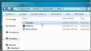 Doplňky Express Menu Nabídka Start systému Windows, rychlý přístup k aplikacím