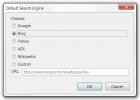 Cambia facilmente il motore di ricerca predefinito nella barra degli indirizzi [Firefox]
