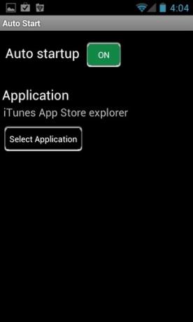 Démarrage automatique-Android-Select-Home