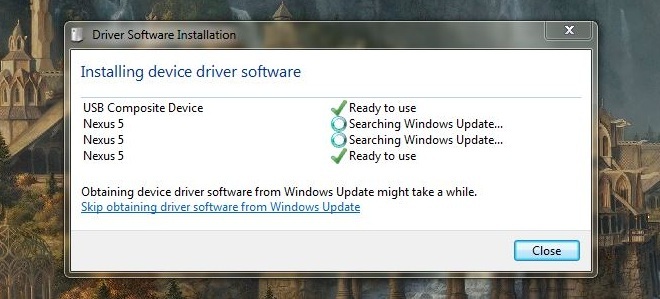 Windows-Treiber-Update-Android