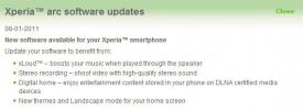 Az Xperia Arc frissítése elérhető az xLoud, sztereó felvétel és DLNA kompatibilitással