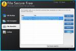 File Secure Free: blocca unità esterne, backup, crittografa e distruggi file