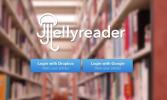 „JellyReader“: neprisijungęs RSS skaitytuvas, skirtas „Chrome“ su „Dropbox“ ir „GDrive Sync“