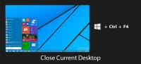 Windows 10 Sanal Masaüstü Kısayolları