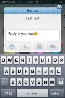 GO SMS-meddelande