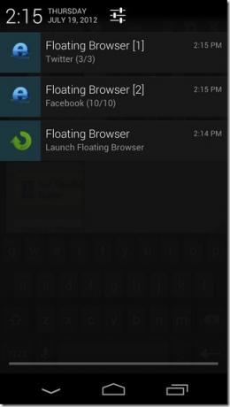 Floating-Browser-Flux-Android-Notification