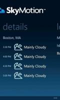 Obtenga actualizaciones meteorológicas por minuto con SkyMotion para Windows Phone
