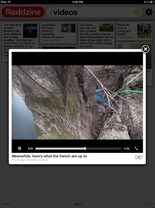 „Reddzine iPad“ vaizdo įrašas