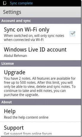 Microsoft OneNote--Mobile-Android-Settings