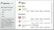 Hantera och organisera Chrome Web Store-appar med AppJump Launcher [Extension]