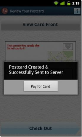 09-Postcard-On-The-Run-Android-Sent-Successful