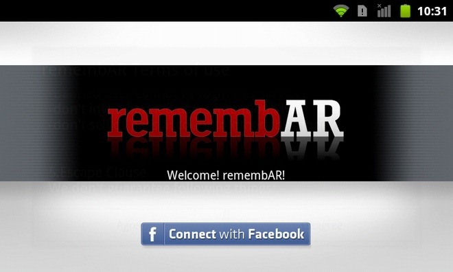 RemembAR-Android-Вход