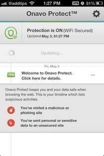 Onavo Protect iOS dom