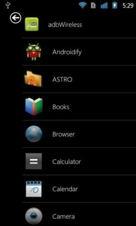 WP7 Launcher Android-apper
