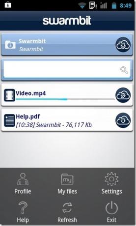 Swarmbit-android-Content-Preuzimanje