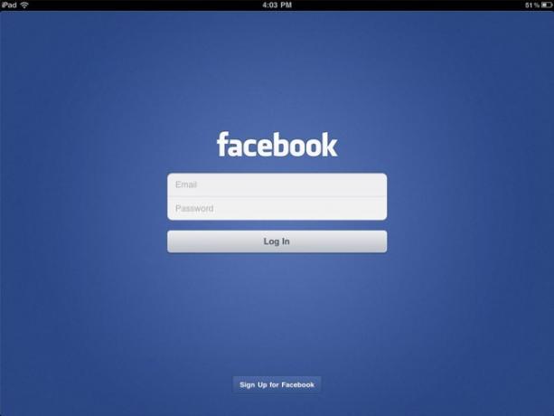 Facebook-za-iPad