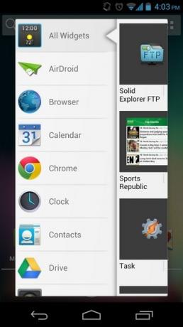 ADW Launcher--Android-WidgetPicker