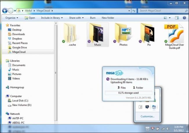 MegaCloud-Desktop-Directory