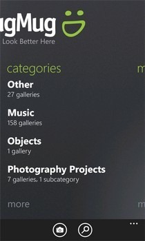 SmugMug WP7-kategorier