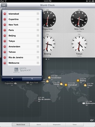 Часы приложение iOS 6