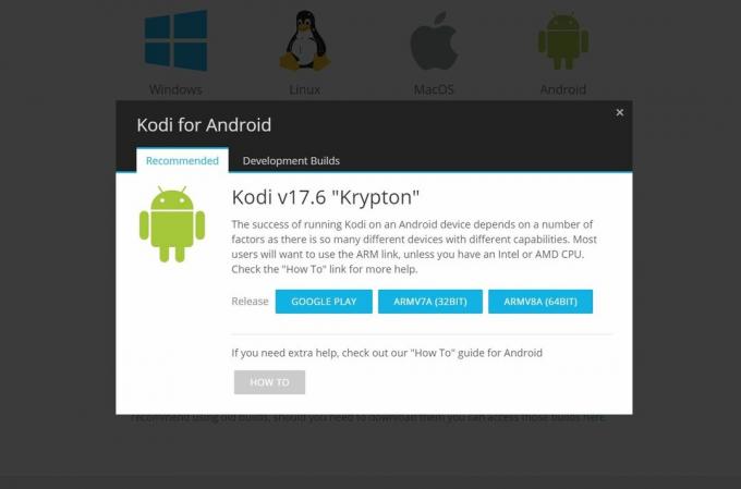 Actualizar Kodi on Fire - Descargar captura de pantalla - 2