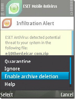 Virus Delete Mobile Symbian