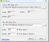 GIF Resizer - Redimensione arquivos de imagem GIF animados