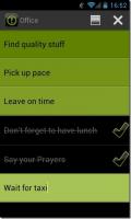L'a fait! Pour Android: Effacer personnalisable pour l'application de liste de tâches de type iPhone