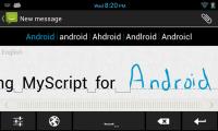 MyScript Stylus: Android için Harekete Dayalı El Yazısı Klavye